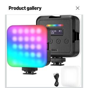 NEEWER Magnetic RGB Camera Light, 360° Full Color RGB61 Small LED Panel BRIGHT!
